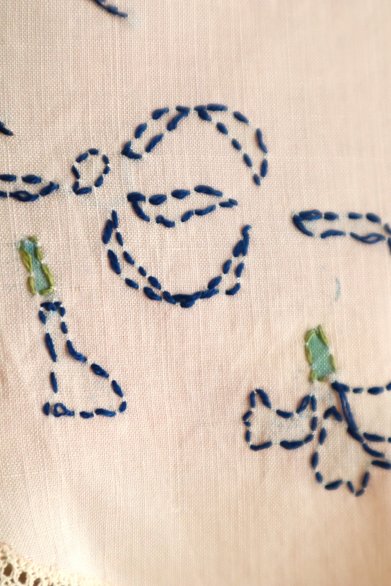 1910s–1920s French Swallow Embroidered Tap Pants