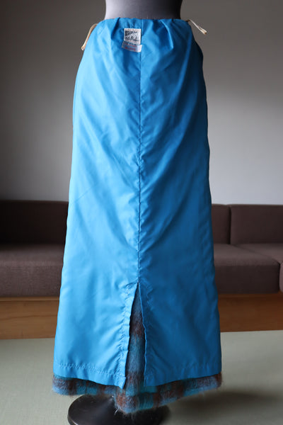 70s Scottish Blue Mohair Skirt