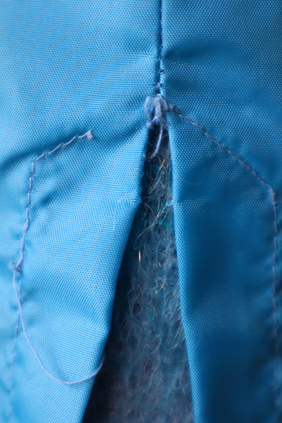 70s Scottish Blue Mohair Skirt