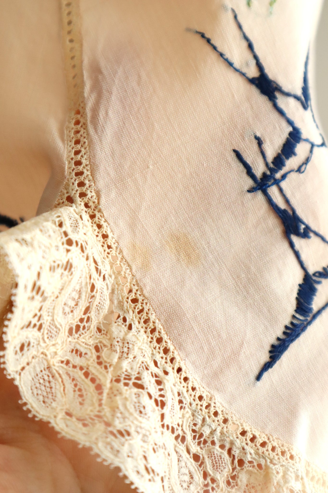 1910s–1920s French Swallow Embroidered Tap Pants