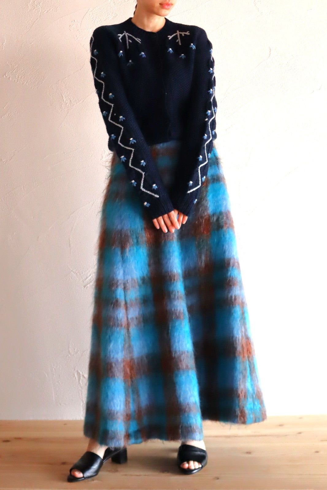 80s Navy Austrian Cardigan