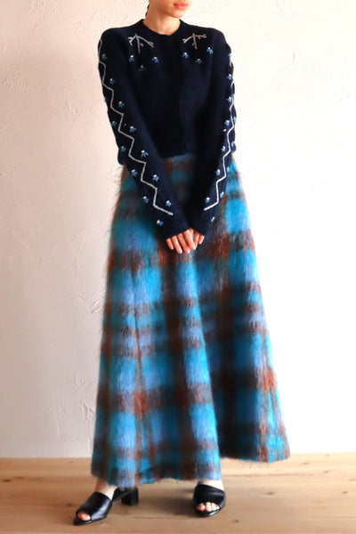 80s Navy Austrian Cardigan