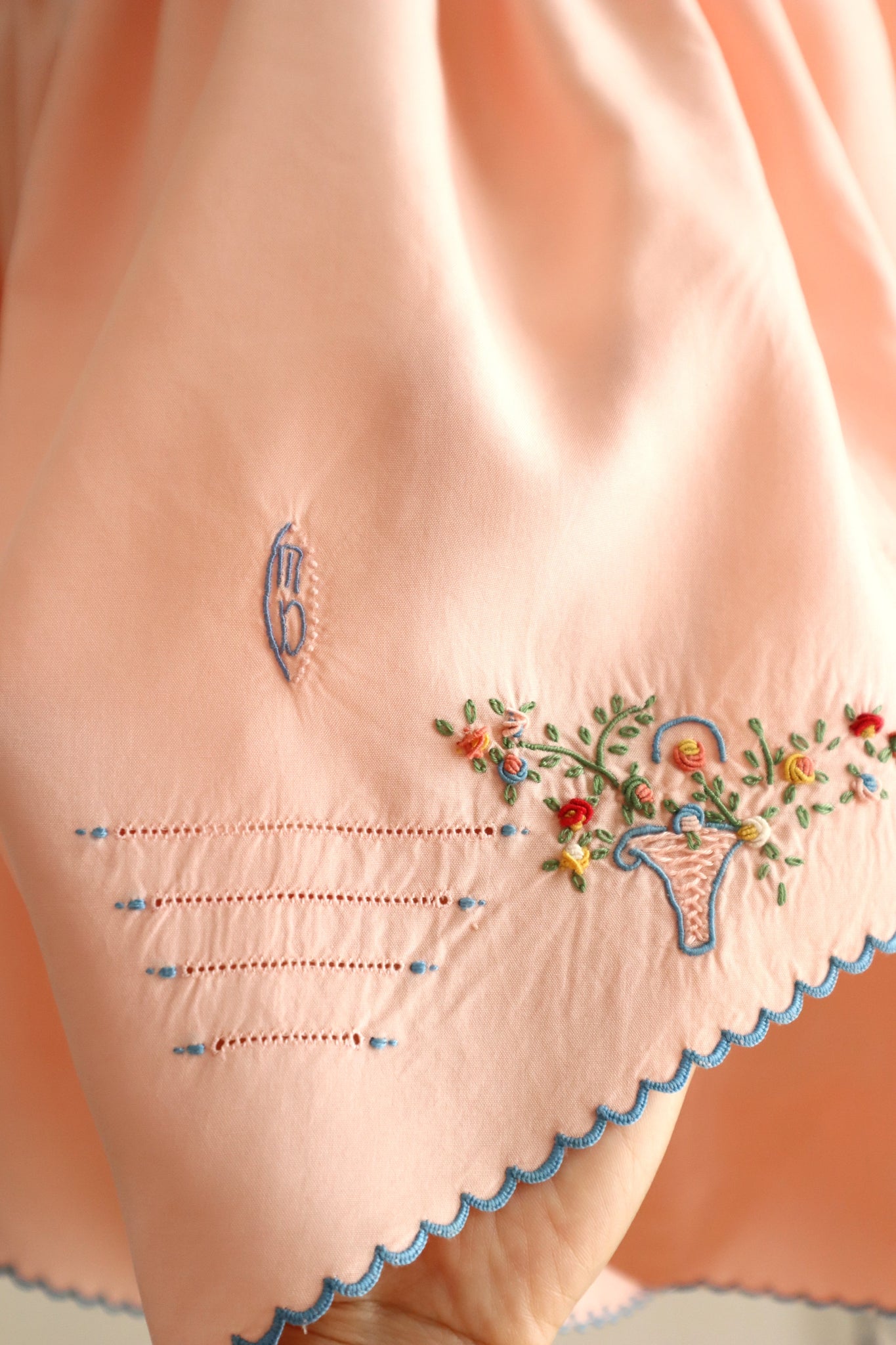 1930s French Pink Embroidered Knickers