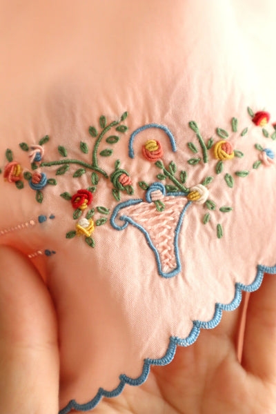 1930s French Pink Embroidered Knickers