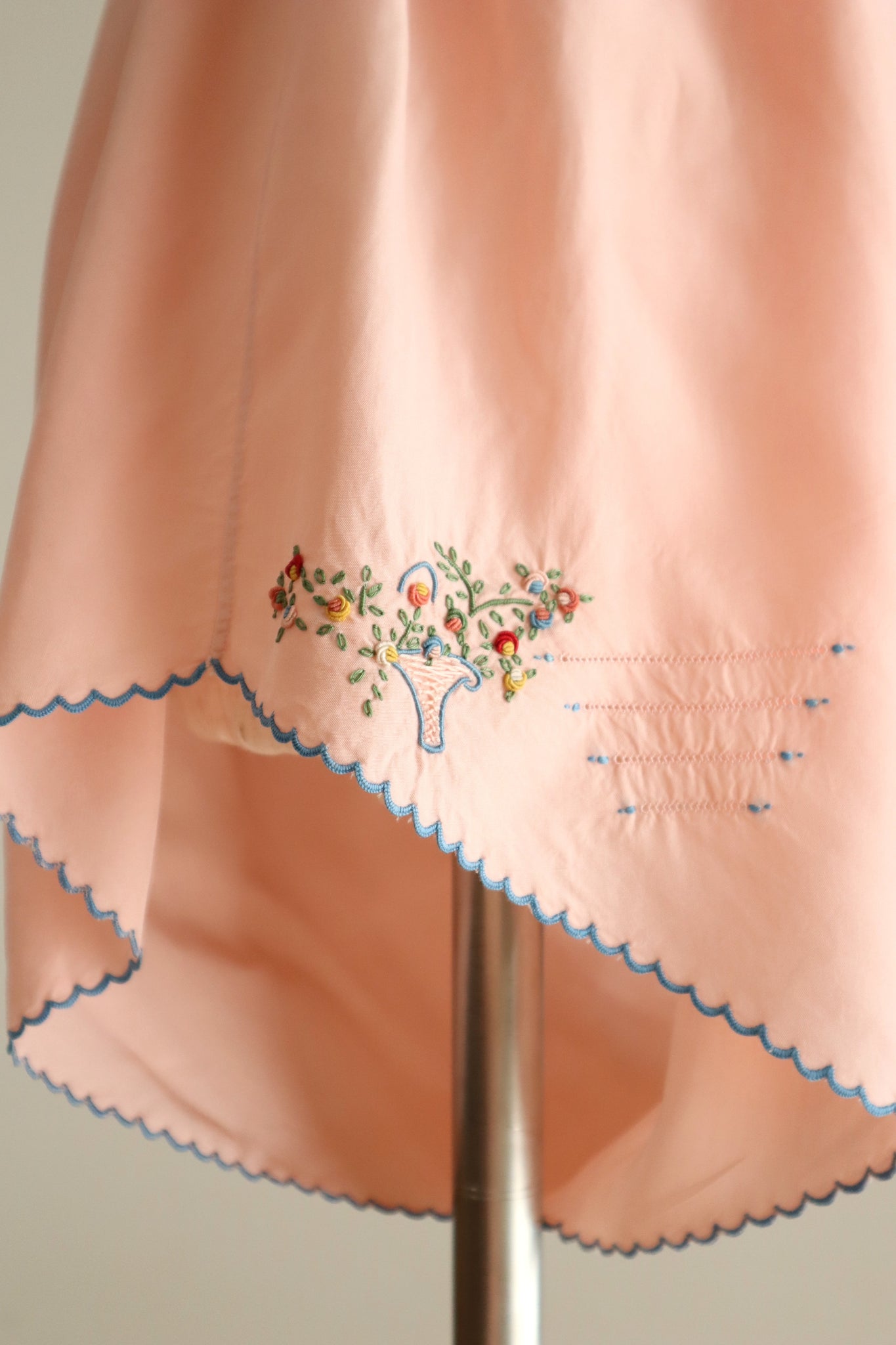1930s French Pink Embroidered Knickers