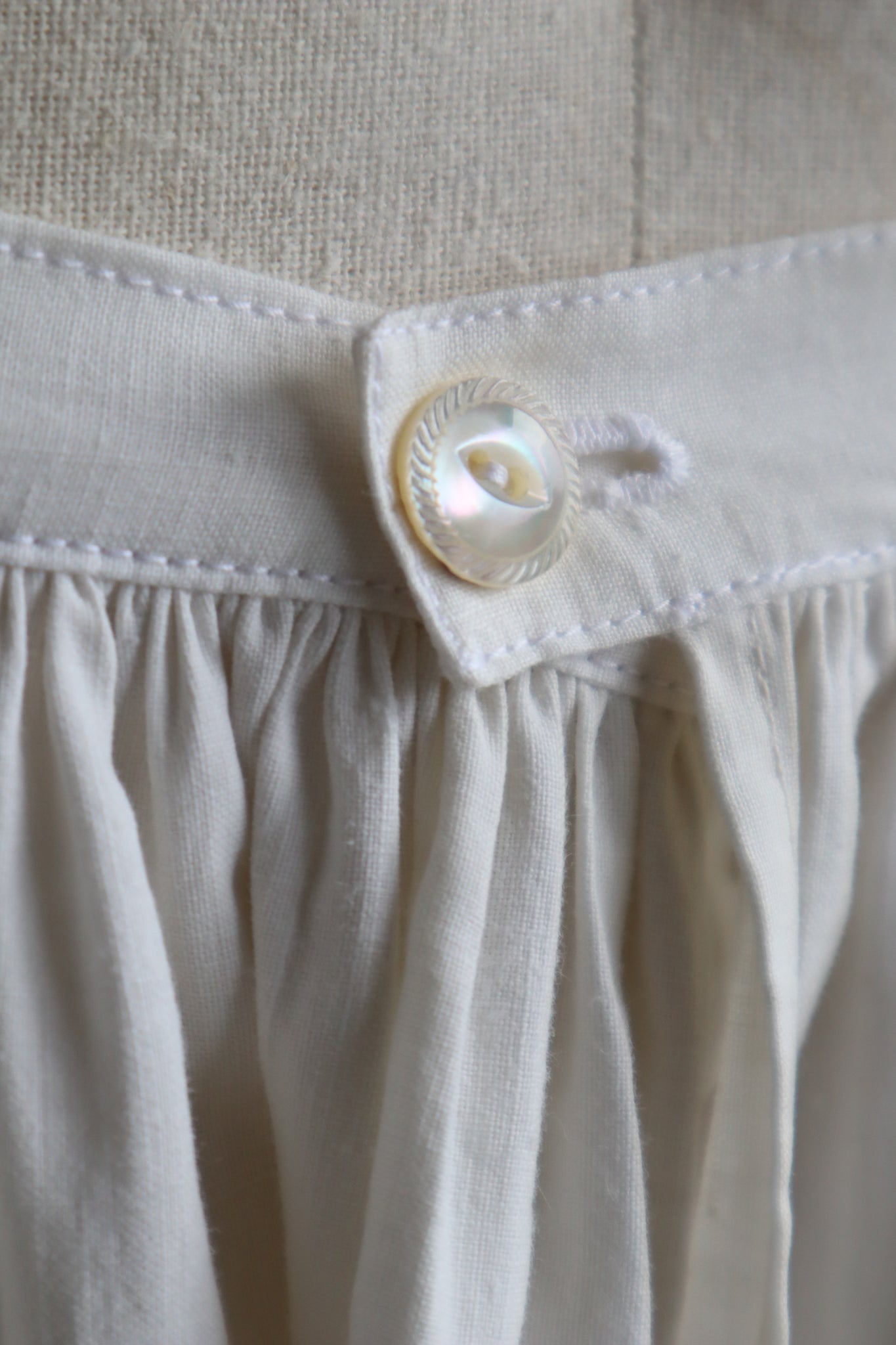 1900s Luxurious Tuck Skirt