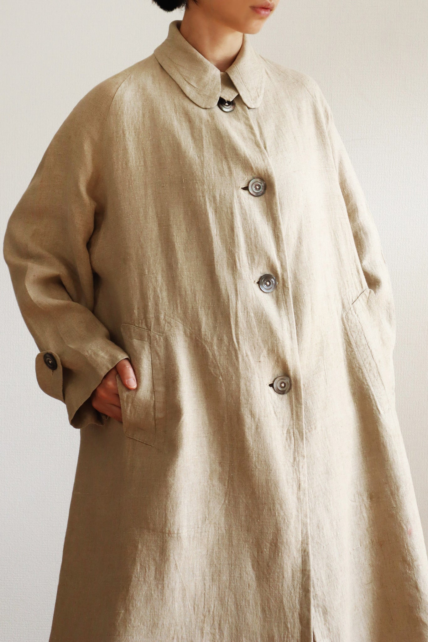 1900s~1910s Linen Duster Coat