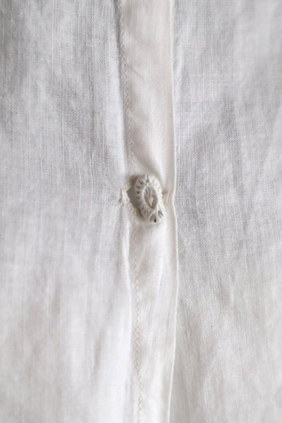 1910s French Valenciennes Lace Cotton Dress