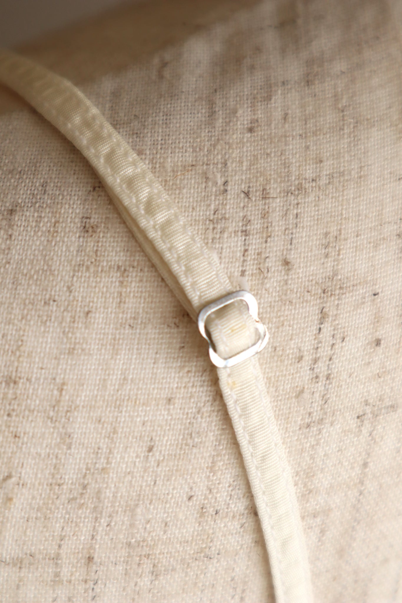 1940s White Slip Dress