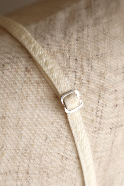 1940s White Slip Dress