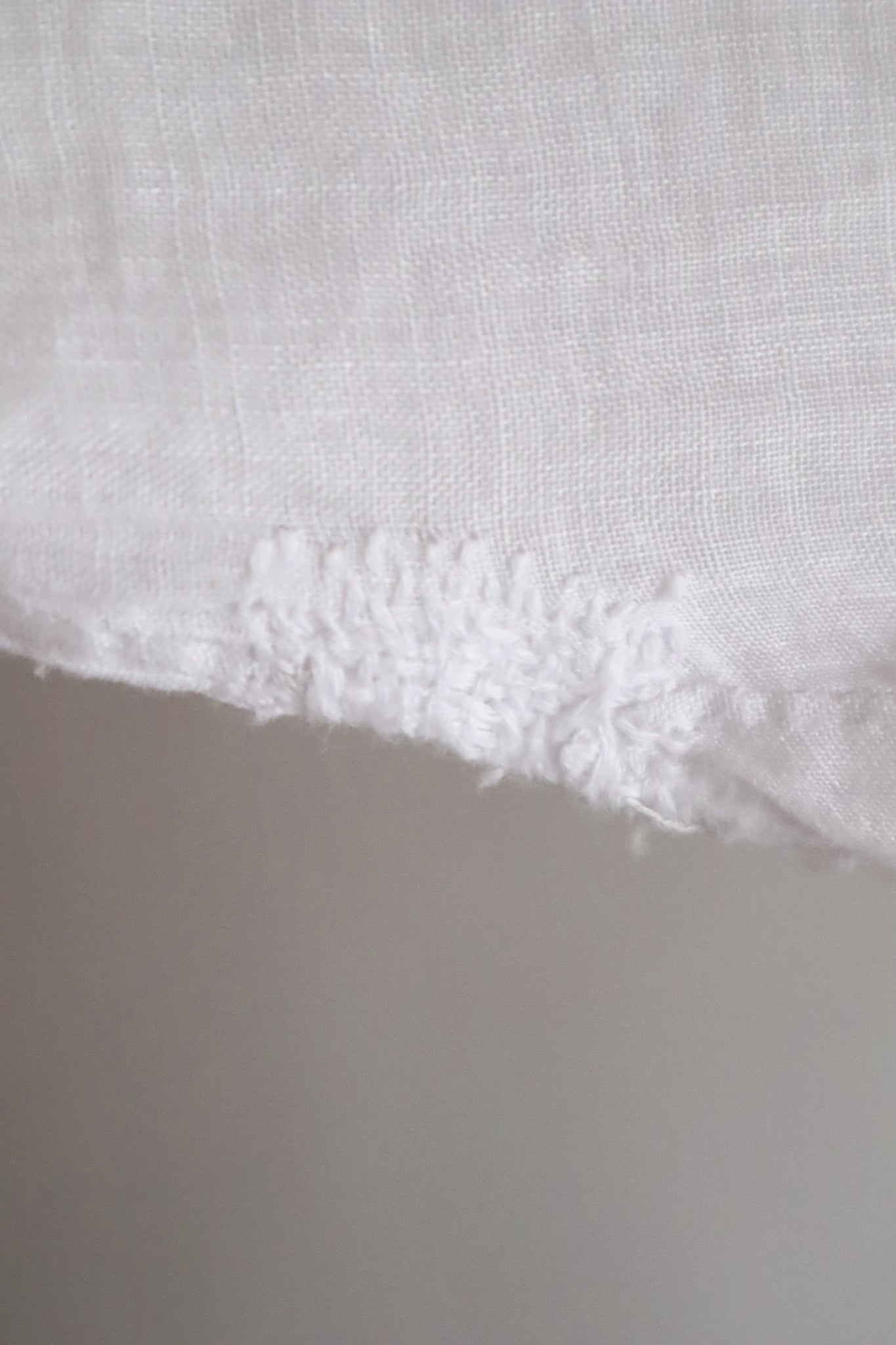 1900s French Linen Church Smock with Carrickmacross Style Lace