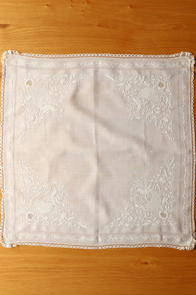 1900s Hand Embroidery Handkerchief