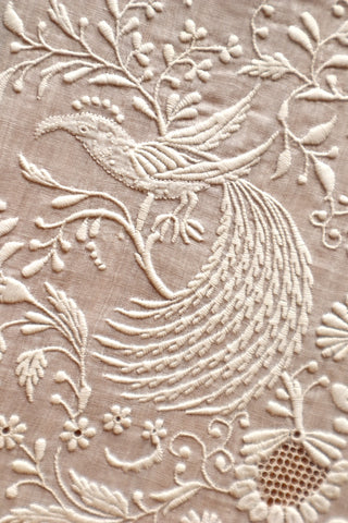 1900s Hand Embroidery Handkerchief