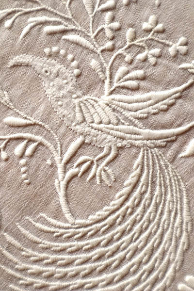 1900s Hand Embroidery Handkerchief