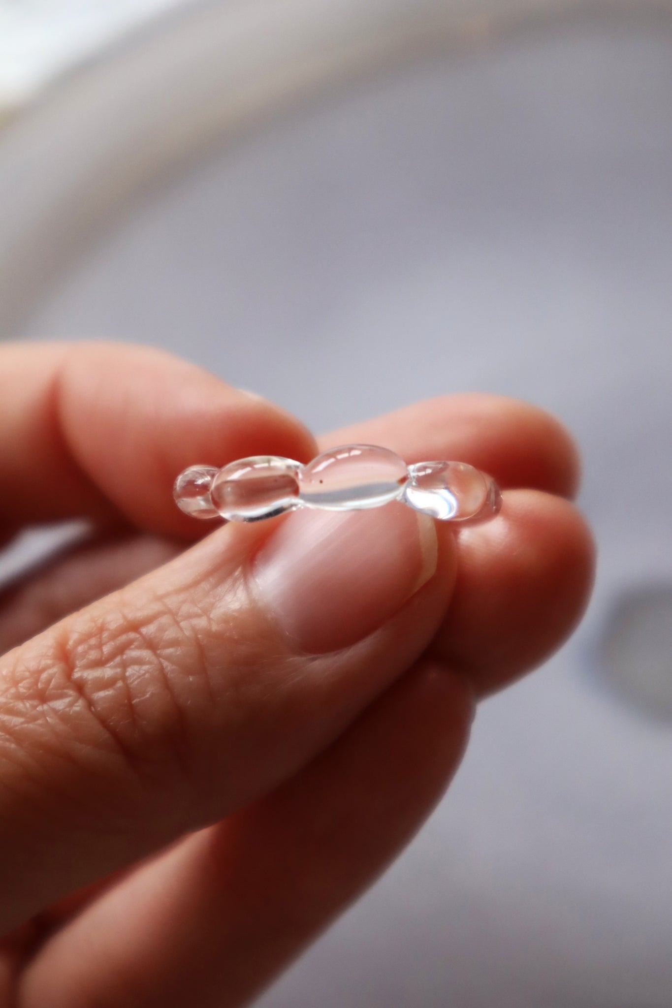 Fleur – glass ring