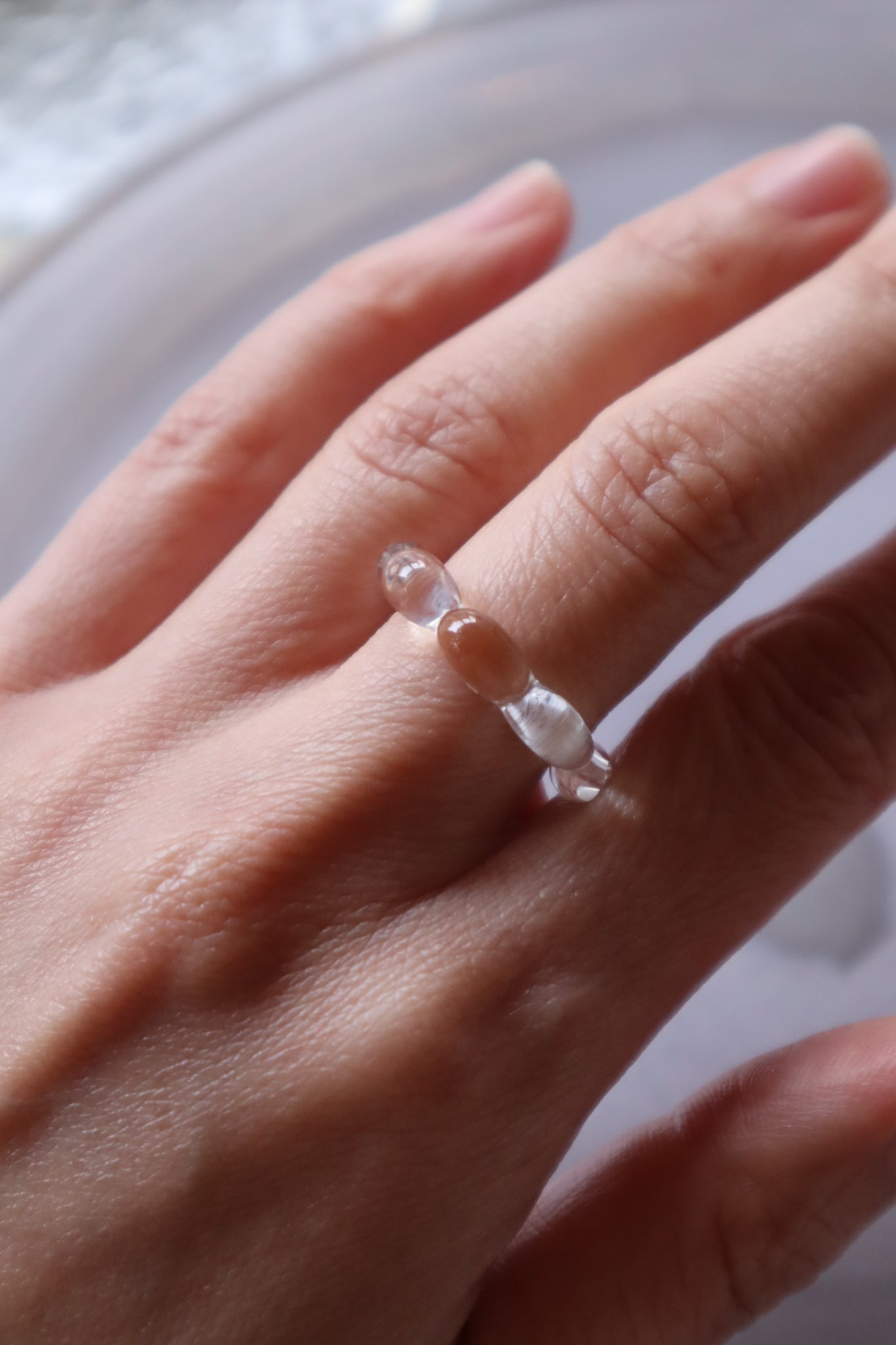 Fleur – glass ring