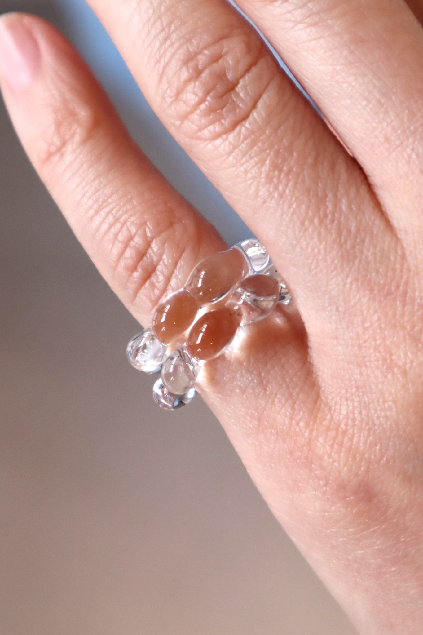 Fleur – glass ring
