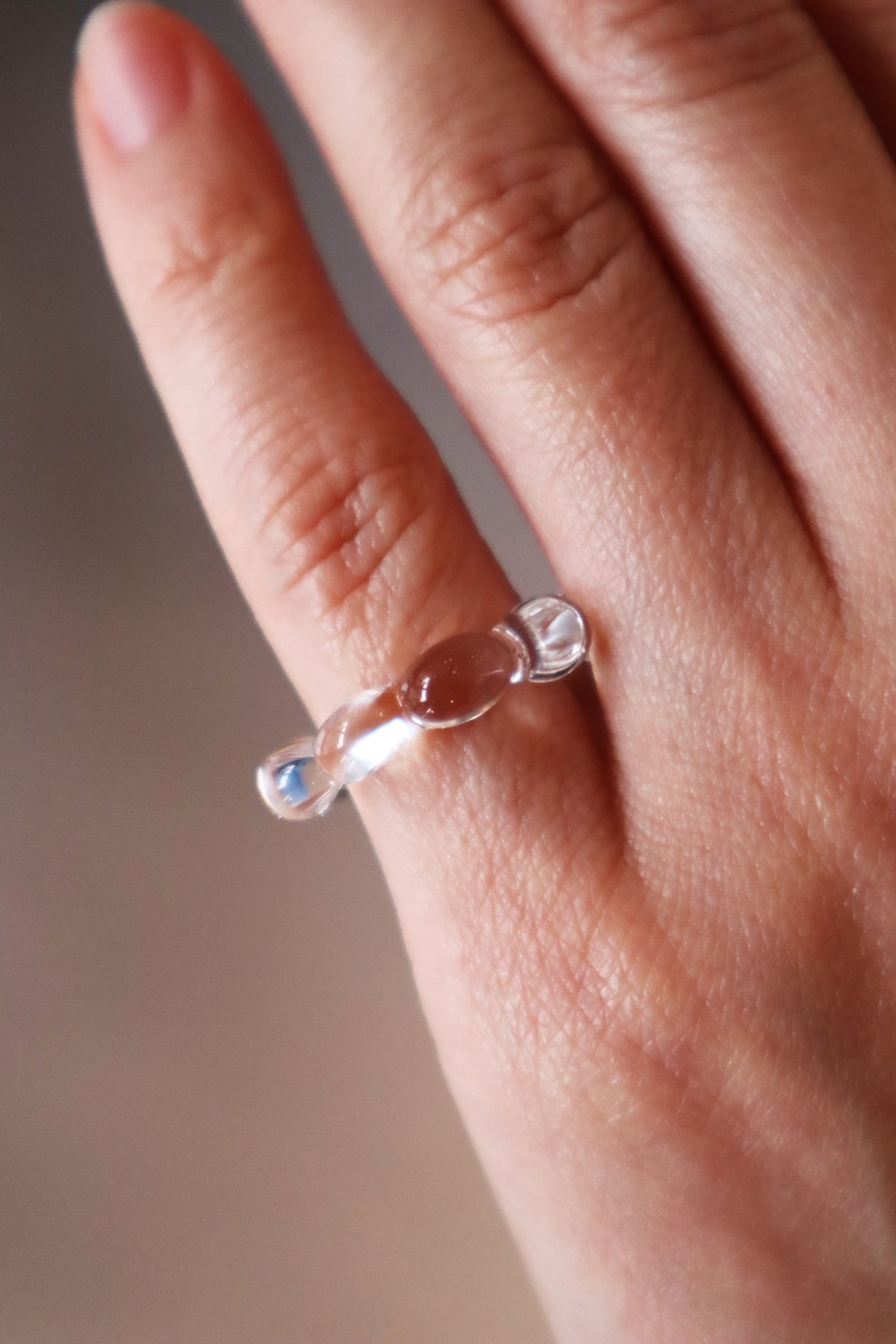 Fleur – glass ring
