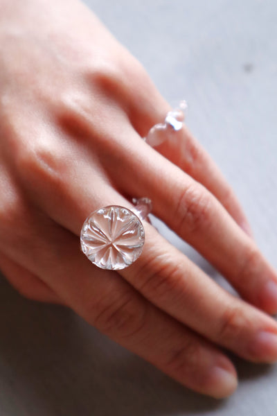 Temari – glass ring