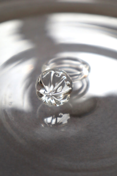 Temari – glass ring