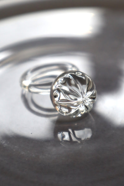 Temari – glass ring
