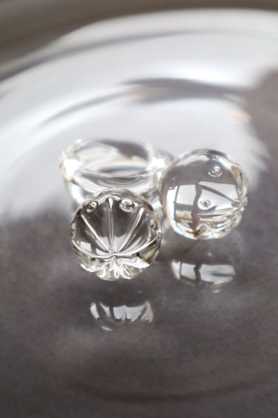 Temari – glass ring