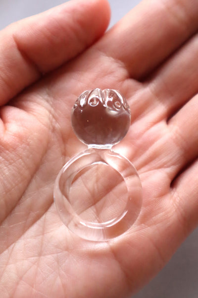 Temari – glass ring