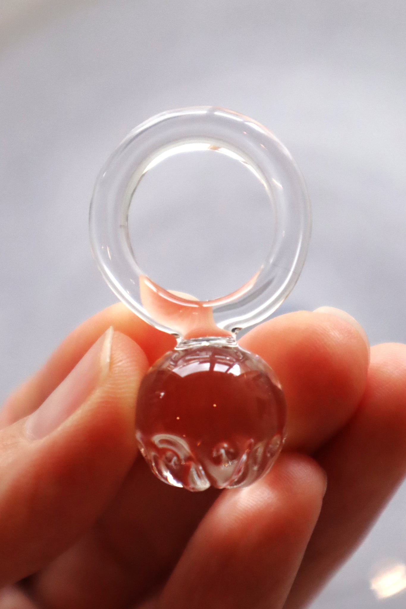 Temari – glass ring