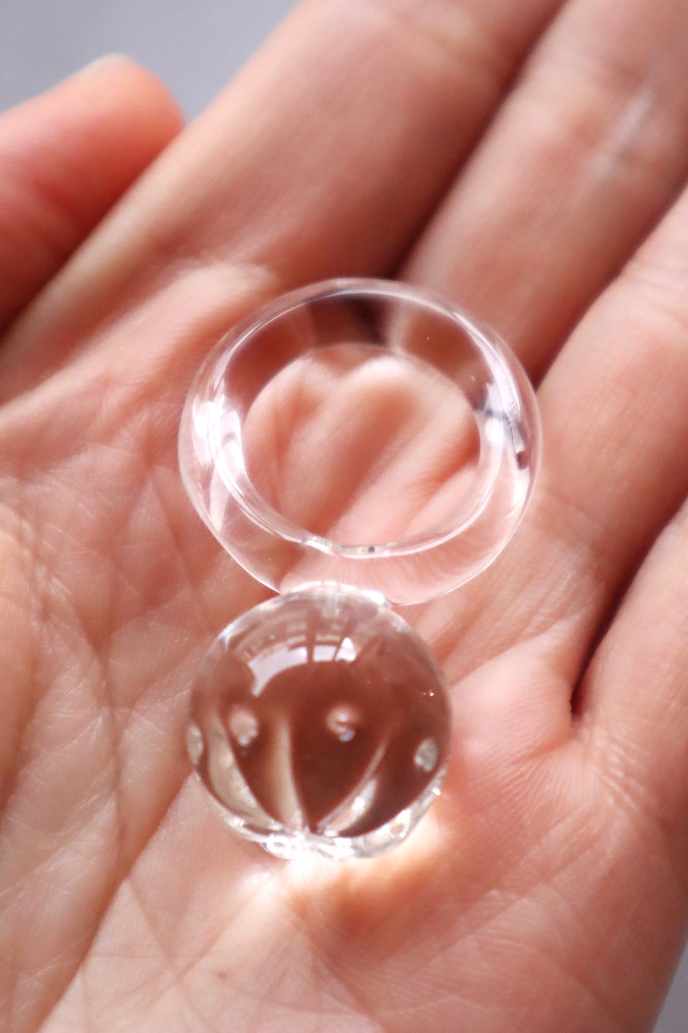 Temari – glass ring