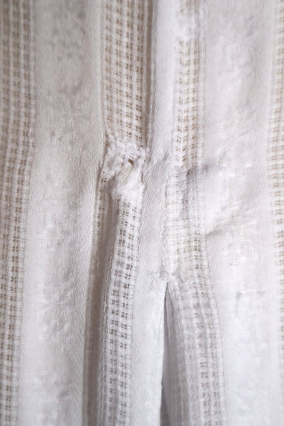 Late 1910s  French Jacquard Cotton Petticoat Skirt