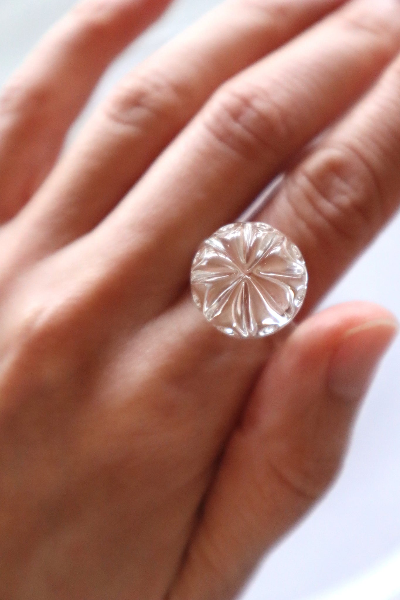 Temari – glass ring