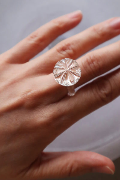 Temari – glass ring