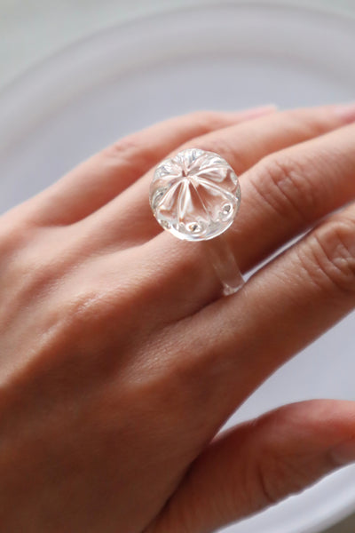 Temari – glass ring