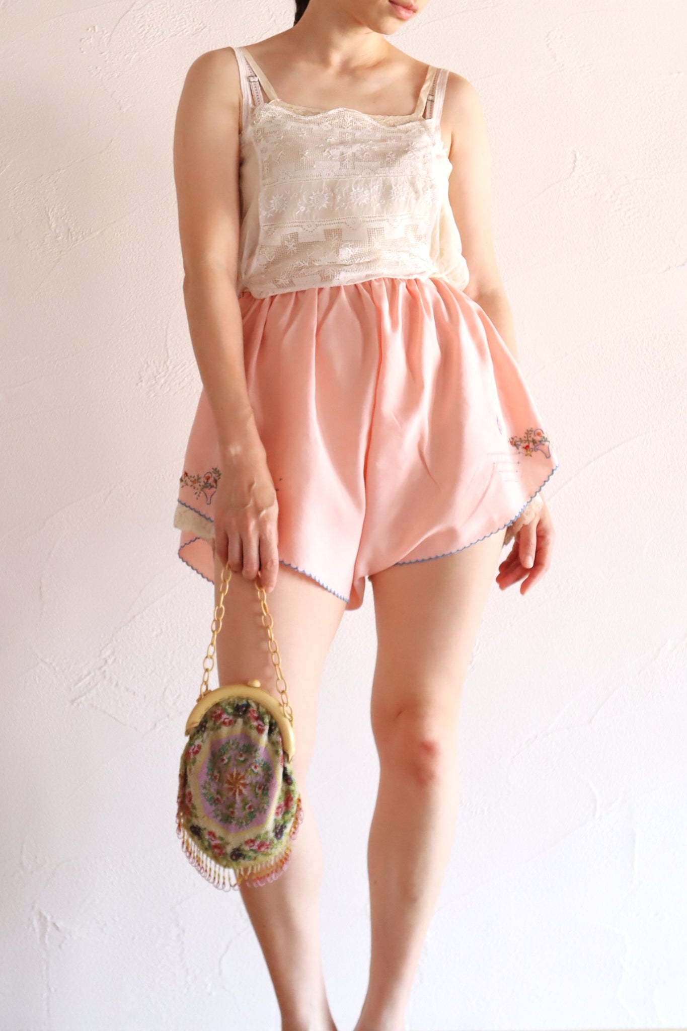1910s French Tulle Lace Camisole