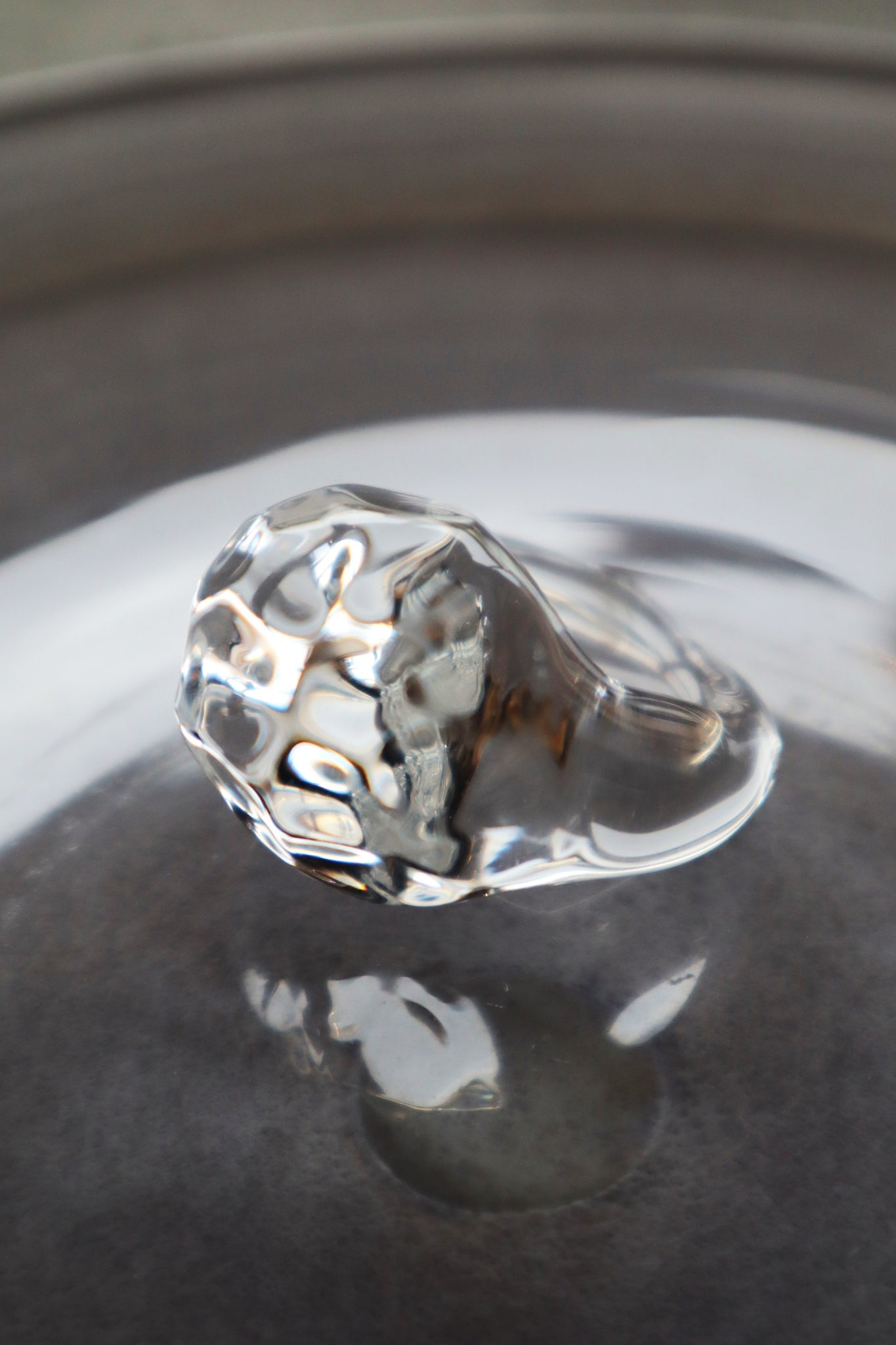 Éclat Goutte – glass ring