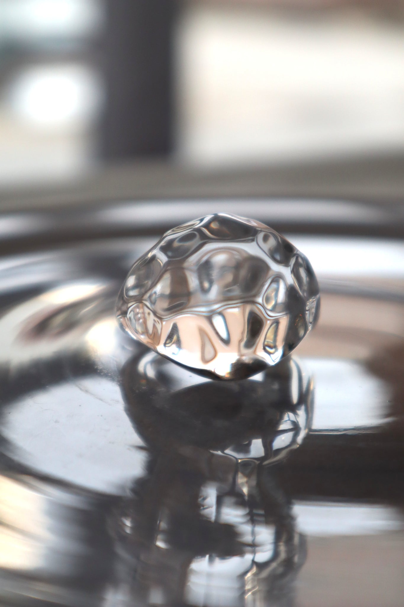 Éclat Goutte – glass ring