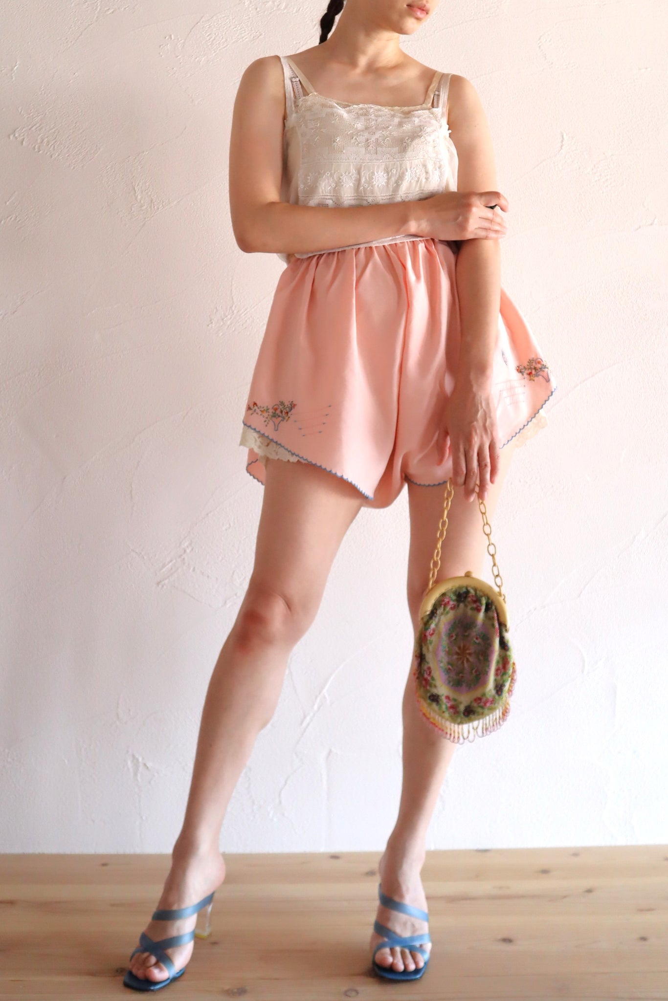 1930s French Pink Embroidered Knickers