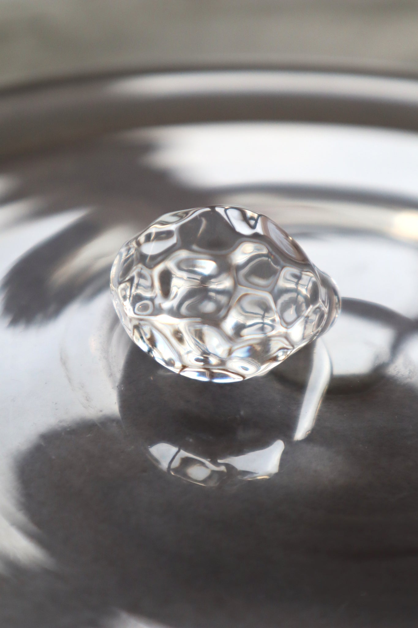 Éclat Goutte – glass ring