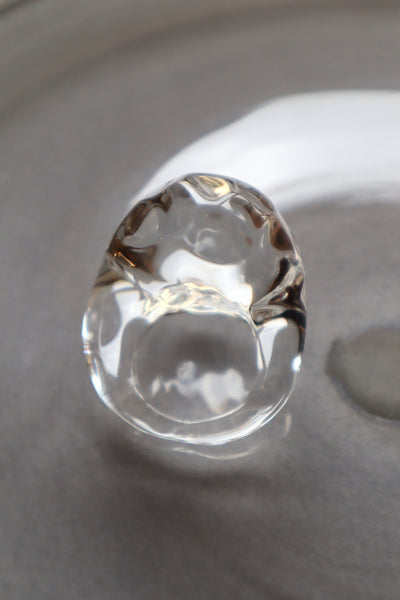Éclat Goutte – glass ring