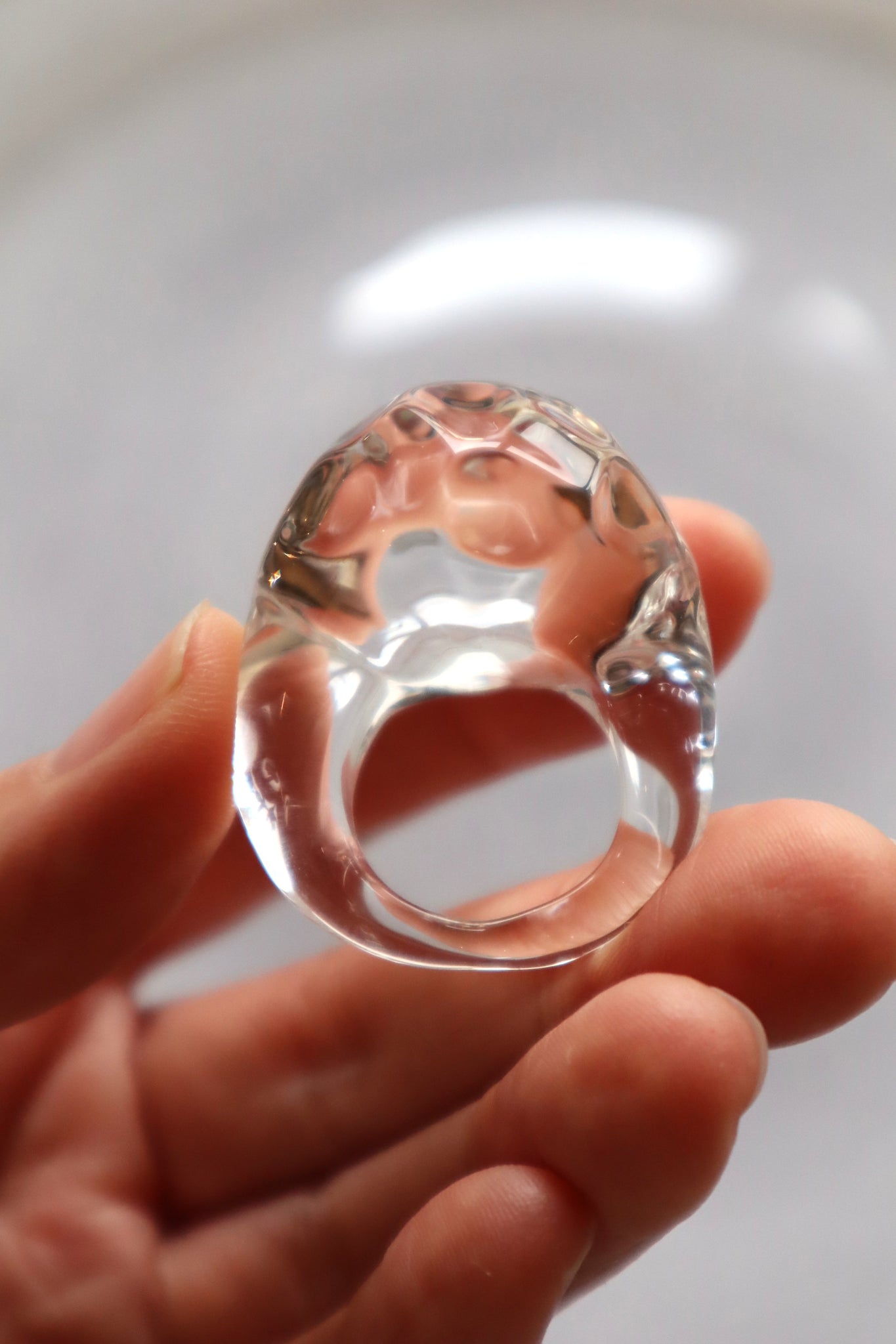 Éclat Goutte – glass ring