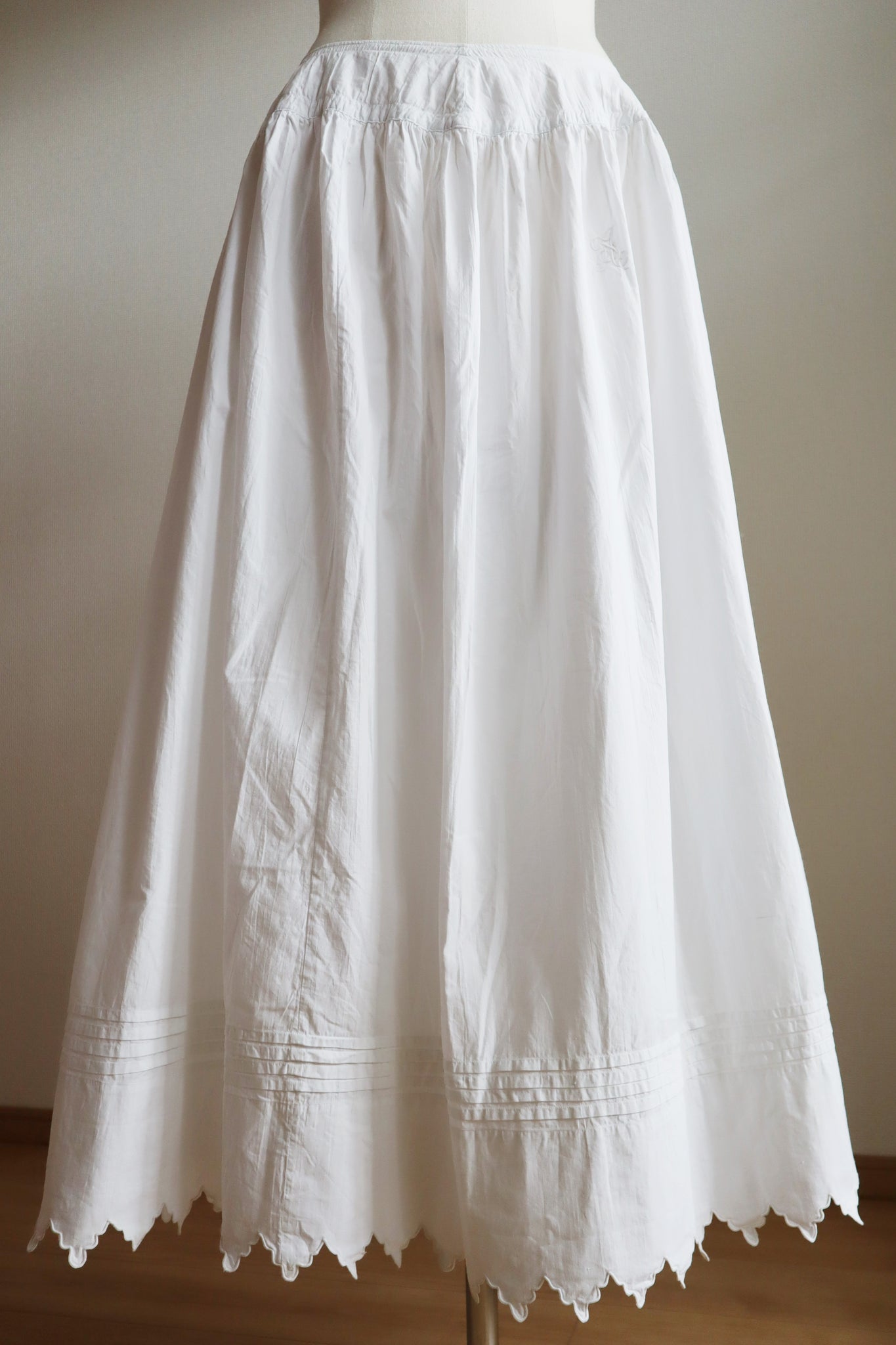 1900s Cotton Petticoat Skirt