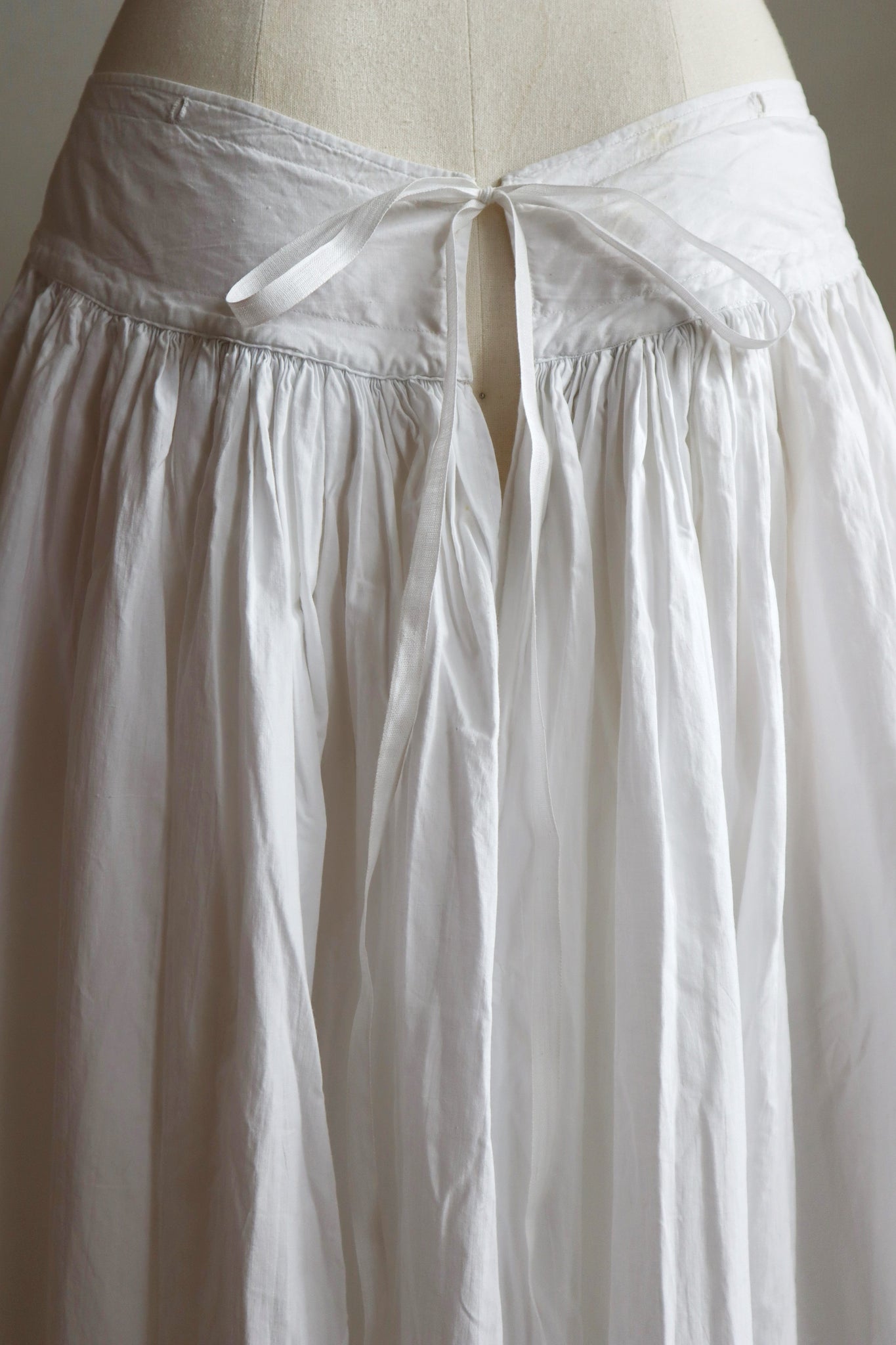 1900s Cotton Petticoat Skirt