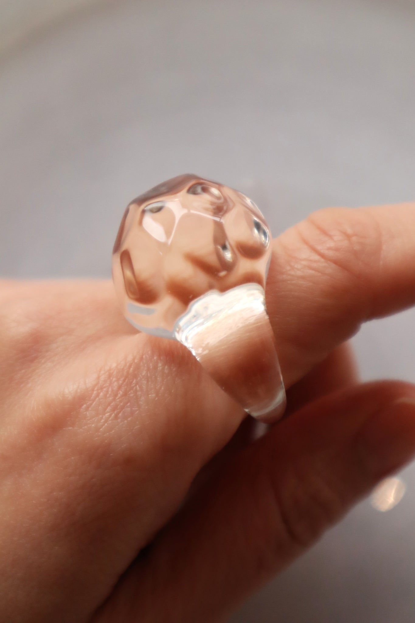 Éclat Goutte – glass ring