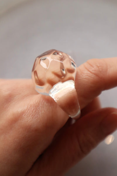 Éclat Goutte – glass ring
