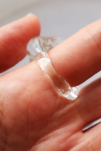 Éclat Goutte – glass ring