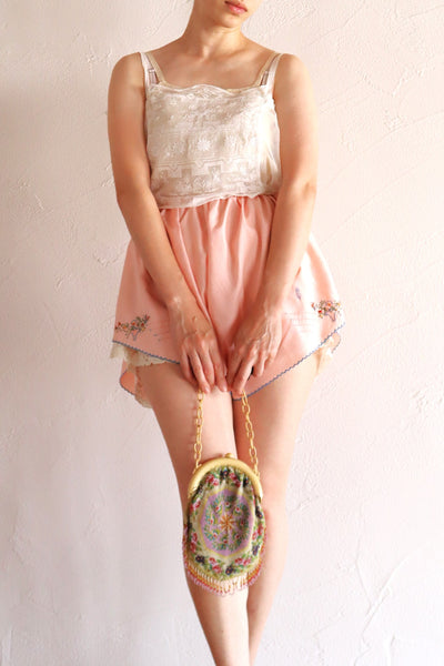 1930s French Pink Embroidered Knickers