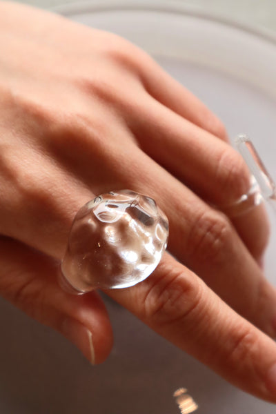 Éclat Goutte – glass ring