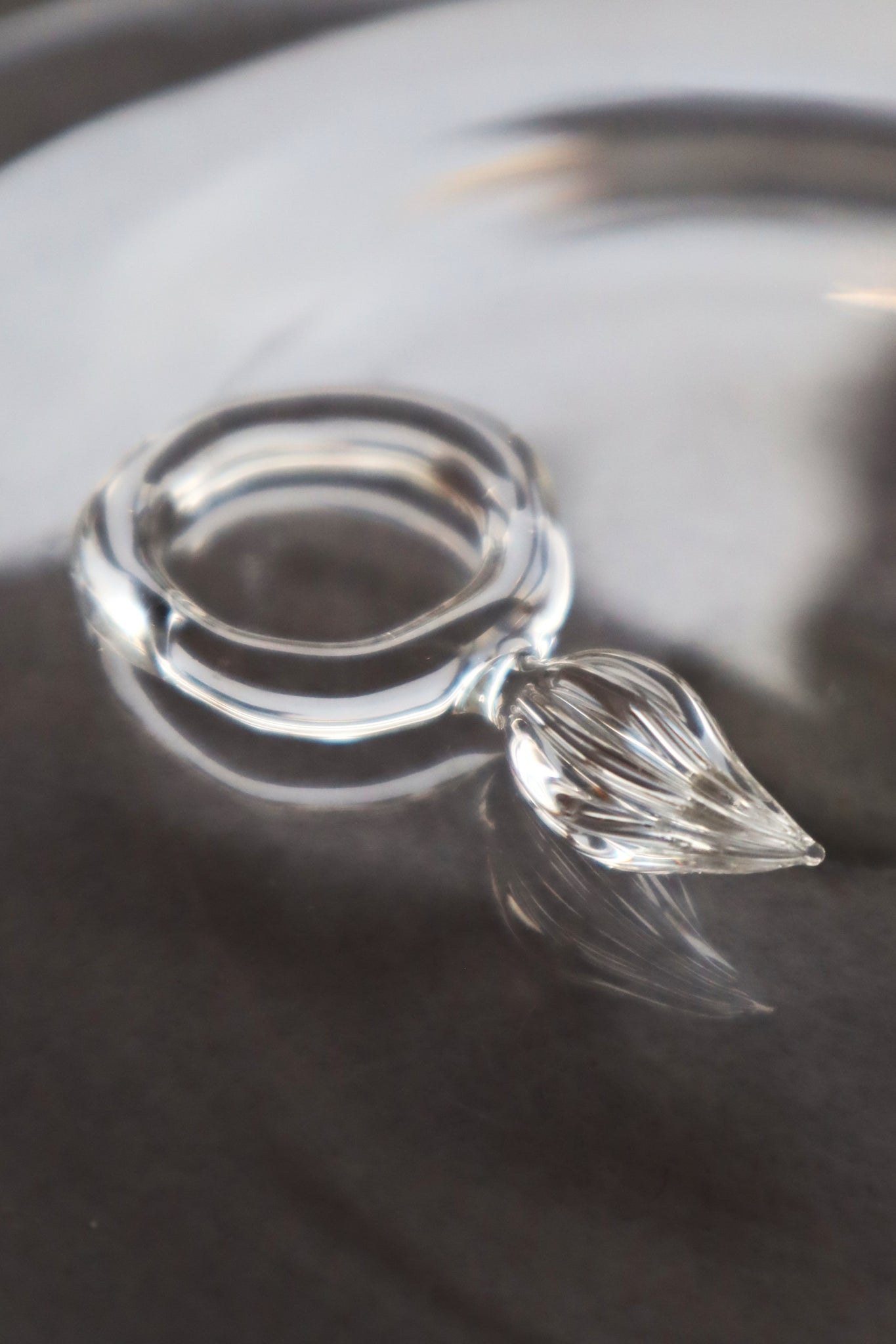 Bourgeon – glass ring