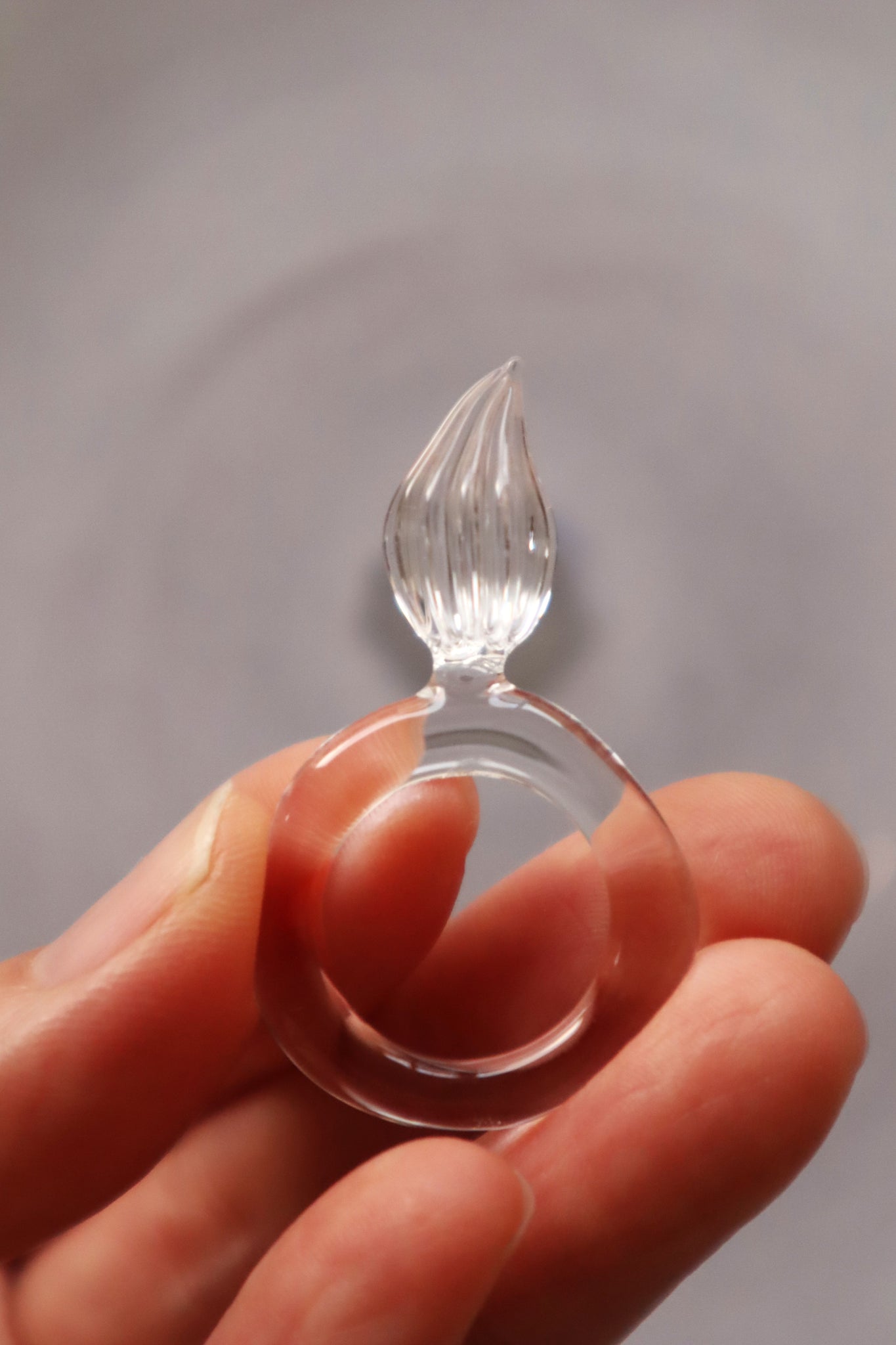 Bourgeon – glass ring