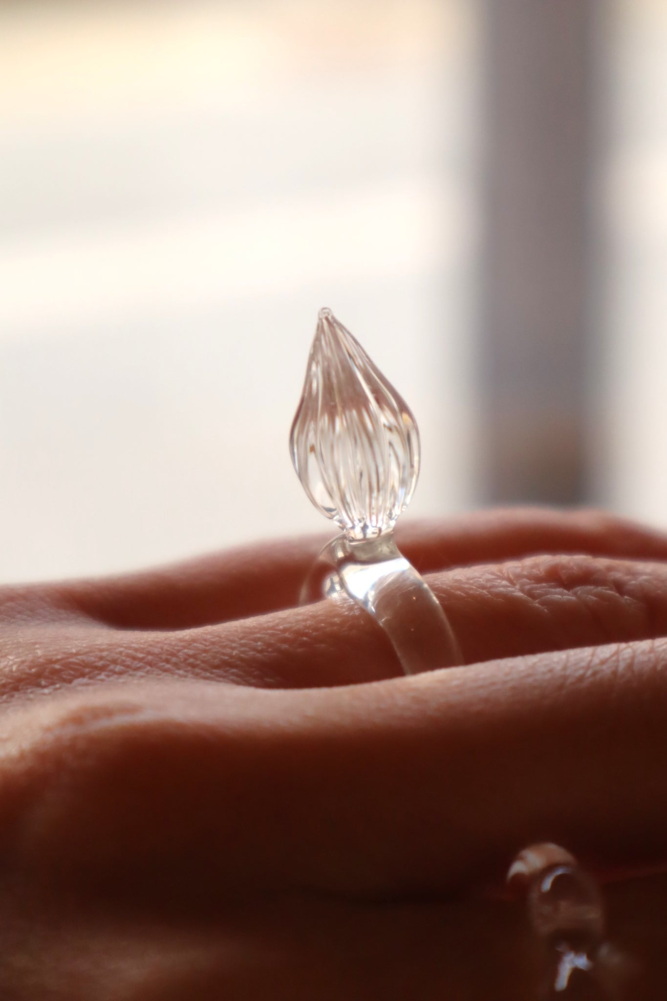 Bourgeon – glass ring